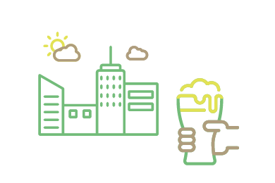 イメージ：都会で青空BBQ